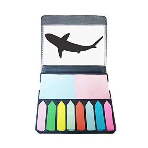 Note repositionnable requin ocean marqueur de page adhesif colore