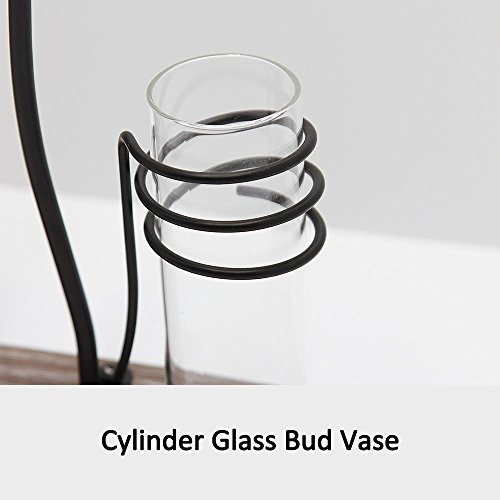 Afuly Unique 4X6 Picture Frame Wooden Potted Plants Desk Photo Frames With Metal Stand And Vase Double Sides Display Hanging Frame Christmas New Year Birthday Gifts For Family Friends Partner #TOP5