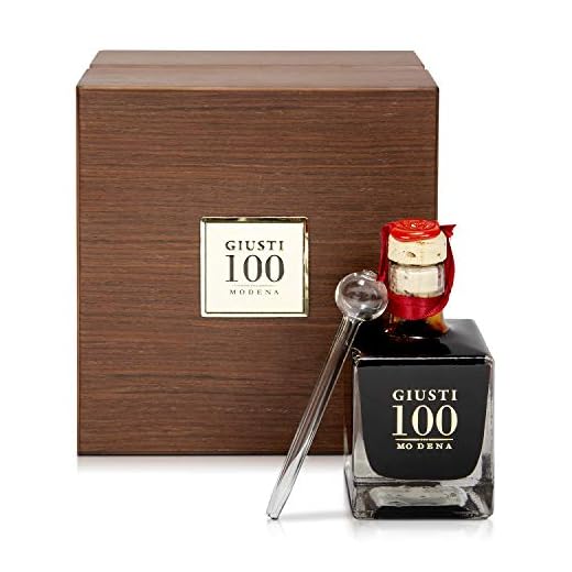 Giusti 100-year Aceto Balsamico di Modena - Grande Vecchio Grade Balsamic Vinegar - Imported from Modena, Italy - Wooden Gift Box - Luxurious Gift Idea