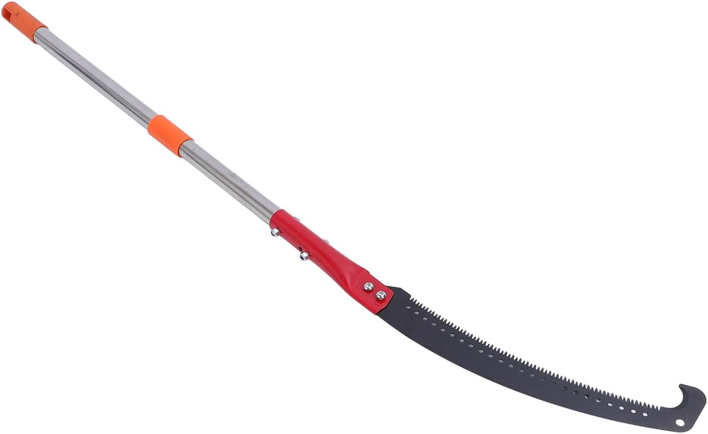 CHICIRIS Tree Pole Pruner, 142.1in Stainless Steel Extendable Manual Pole Saw with Adjustable Length and Canvas Bag, for Trimming High Branches in Gardens and Lawns