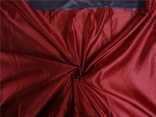 Soie hollandaise satinée rouge et magenta de 152,4 cm pour haute couture