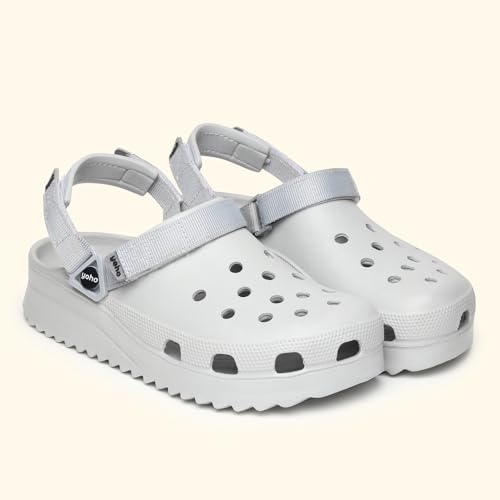 Image of YOHO Hacker Clogs for Men | Waterproof Monsoon Footwear & Rainy Shoes | Adjustable Strap Cushioned Sandals