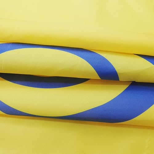 Image of AZ FLAG Sikh religion Flag 3' x 5' for a pole - Sikhism flags 90 x 150 cm - Banner 3x5 ft with hole
