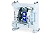 Graco Husky D32911 Polypropylene Double Diaphragm Pump, 3/8