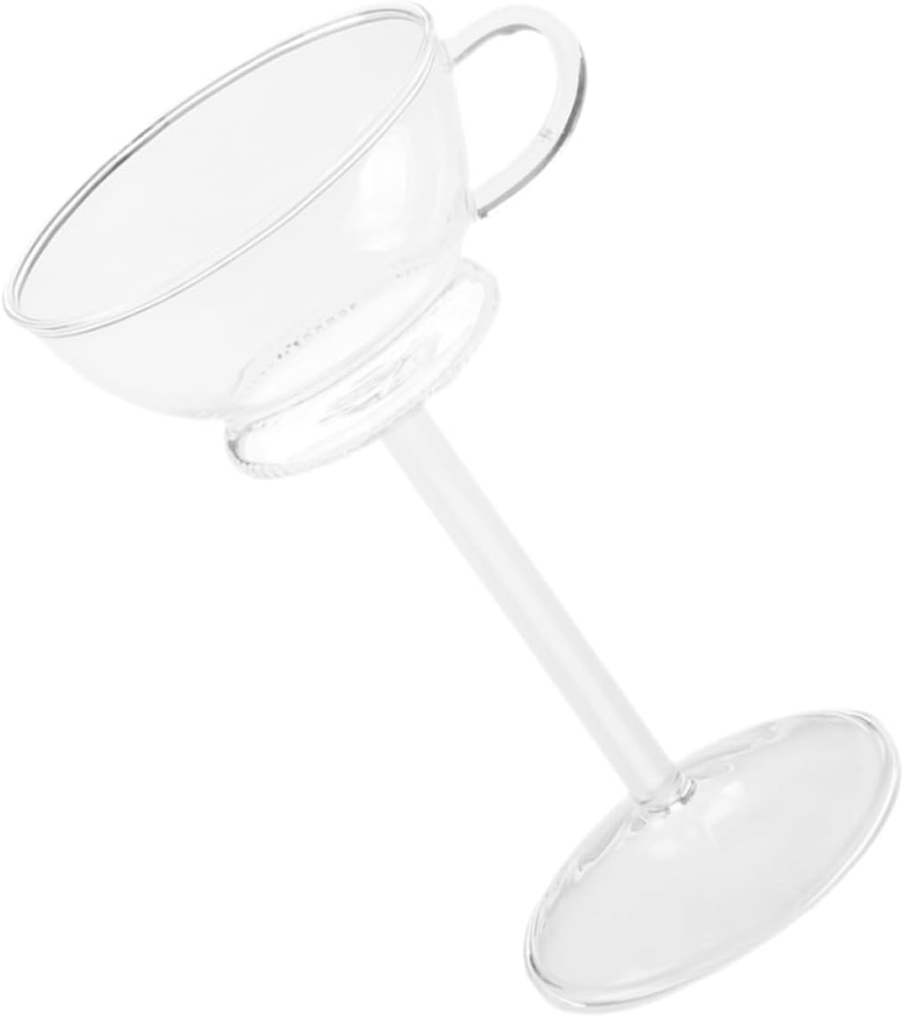 Uonlytech Stemmed Drinking Glasses Fun Cocktail Glasses Flutes Drinking Goblet Glass Wine Goblet Wine Glasses Martini Cup Transparent Juice Cups Port Sippers Decorative Cup