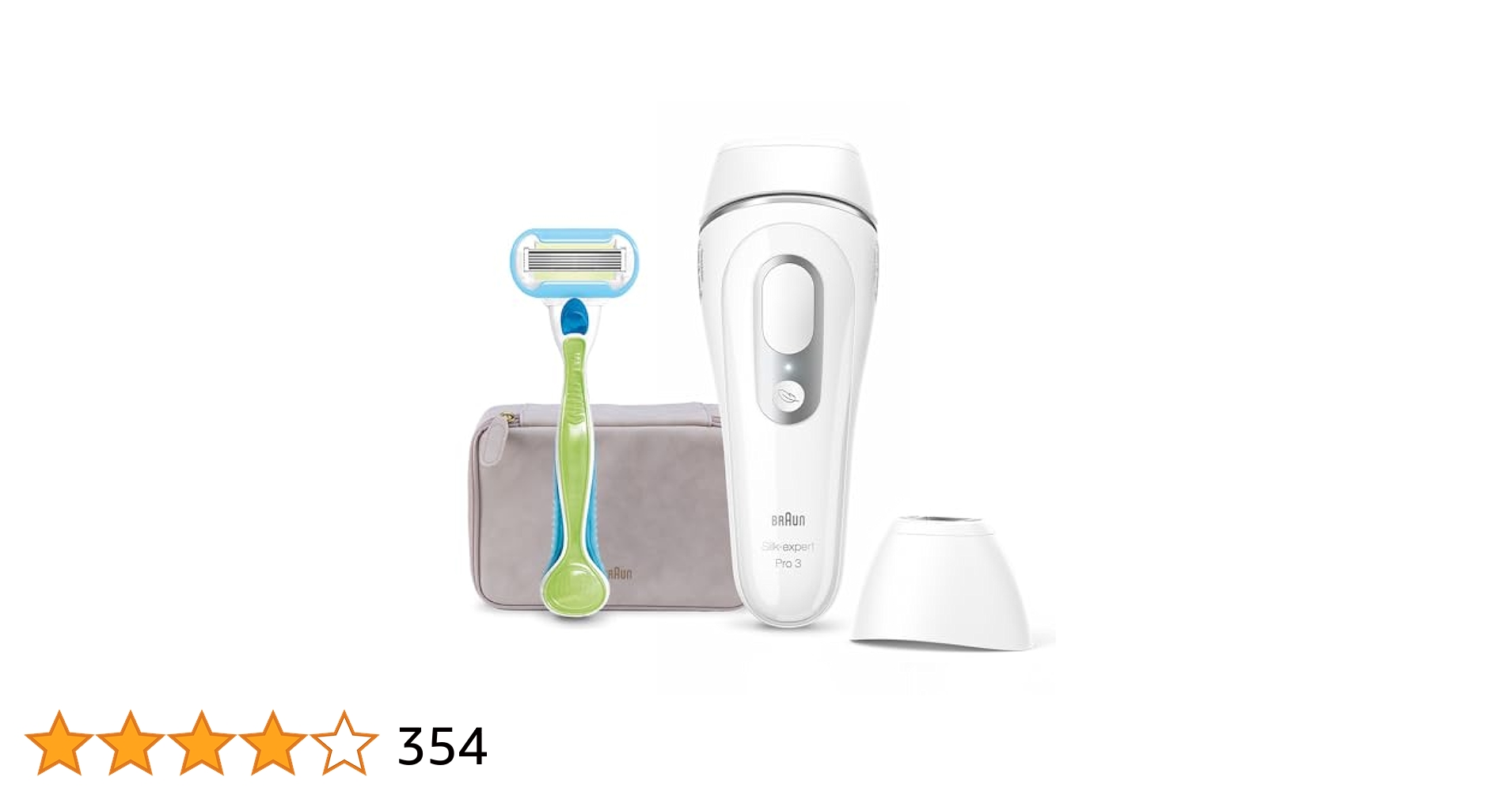 ブラウン光美容器Pro3 未使用　送料無料 楽天市場】BRAUN 光脱毛器 シルクエキスパート Pro3 PL3133