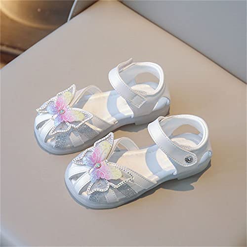 Girls Sandals Toddler Girls 3d Butterfly Print Sandals Summer Outdoor Soft Rubber Sole Beach Water Shoes Big2