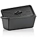 BBQ-Toro Dutch Oven Pentola per il pane I pentola in ghisa da 3,0 litri - già stagionata | Brasiera con coperchio | DOSQ3 Pentola da forno