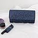 Naimo Flap Dazzling Small Clutch Bag Glitter Handbag Purse Evening Bag With Detachable Chain