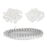 uxcell 2.54 mmピッチコネクタキット 4ピン オスメスヘッダソケットハウジングケーブルアダプタおよび圧着DIPキット 30セット