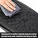 DEPOTA Car Armrest Cushion Arm Rest Cover for Car Leather Car Center Console Cover with 2 Storage Pockets, Armrest Cover for Car Armrest Seat Box Cover Protector (Black)