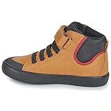 Geox J GISLI Boy F Sneaker, DK Yellow/Black, 35 EU