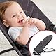 SGERUFZ 1 Bezug auf Babywippe, Belltop kompatibel mit BabyBjörn Wippe: Balance, Soft und Bliss, Ergonomisch Babysitz, Hypoallergenic Steppuhn (Grau)