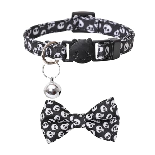 Collare per cani con papillon – Collari regolabili per gatti per Halloween | Decorazioni per animali domestici festival per casa, fotografia, matrimonio, passeggiate, viaggi
