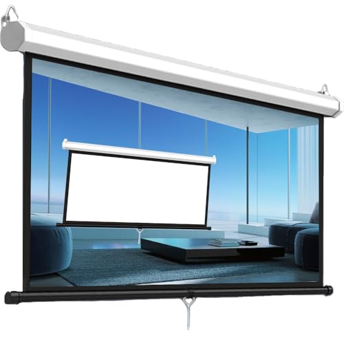 Pantalla manual para proyector portátil 72 pulgadas 16:9