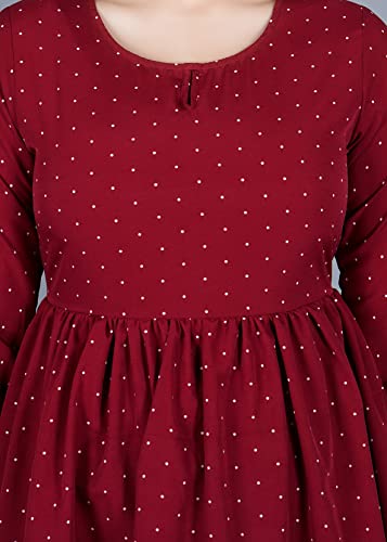 Image of Women's Rayon Anarkali Regular Fit Top