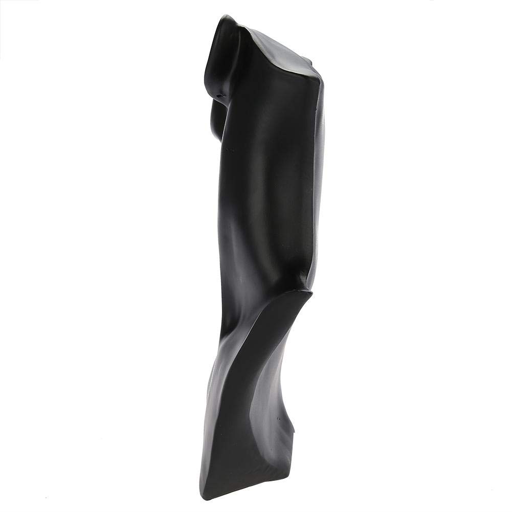 Testa Manichino, Espositore Collane, Portaorecchino per Collana Busto Testa Modello manichino Modello Porta Collane Da Tavolo per Esposizione Gioielli Modello Negozio (Nero)