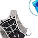 Menolana Hydration Backpack Water Daypack with 2L Hydration Bladder Rucksack Vest Hydration Pack for Running Camping Race Biking, Black