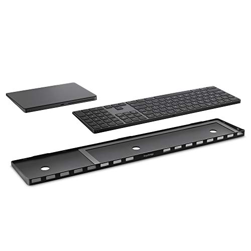 Twelve South MagicBridge Extended | Connects Apple Magic Trackpad 2 to Apple Magic Keyboard with Numeric Keypad - Trackpad and Keyboard not Included (Black)