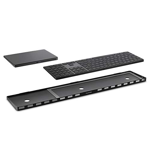 Twelve South MagicBridge Extended | Verbindet Apple Magic Trackpad 2 mit Apple Magic Keyboard mit Ziffernblock - Trackpad und Tastatur nicht enthalten (schwarz)