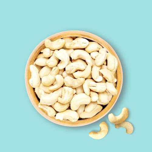 Image of NUTS BLOOM Premium Whole Cashews 1 kg | Rich in Protein, Magnesium & Phosphorus | Natural Big size Kaju | Ideal for Snacking, Cooking & Gifting