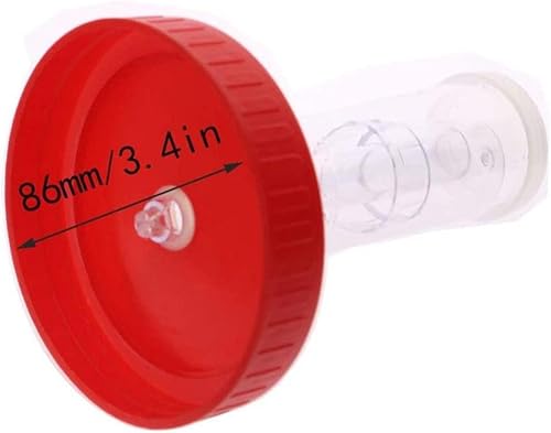 Miniatura 2 de Tarro Mason Airlock Tapa de boca ancha para fermentar chucrut, kimchi, pepinillos y verduras, kit de Kimchi para el hogar (verde)