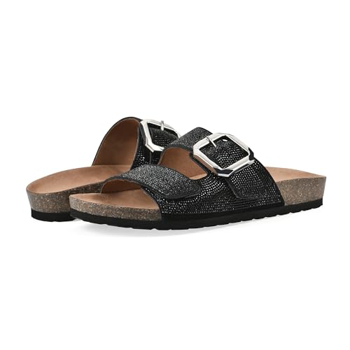 WHITE MOUNTAIN Women's Granitas Double-Strap Signature Comfort-Molded Footbed Sandal2