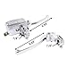 ApplianPar Universal Left and Right Handlebar 7/8 Inch 22mm Hydraulic Brake Control Master Cylinder Clutch Lever for Motorcycle Pit Dirt Bike