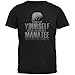 Always Be Yourself Manatee Black Adult T-Shirt