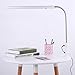 ZJchao Desk Lamps, 18W Clamp Light Ultra Slim LED 360 Degree Rotation Metal Arm Eye Caring Office Light Jewelry Watch Repair Tool Learning Reading Working Office Office Reading