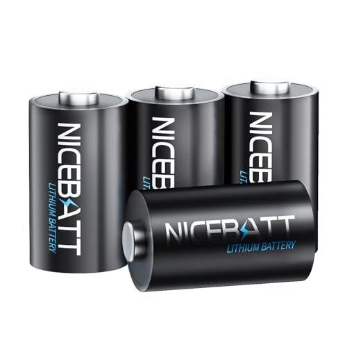 NICEBATT Cr2 3v Lithium Battery, High-Performance for Nest Temperature Sensor, Golf Range Finder, Smart Switch Button Pusher, Instax Square SQ1/SQ6/SQ40