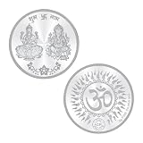2020 IN 999 Ganesha Lakshmi/Laxmi Solid Pure Silver Five Grams Coin Silver Perfect Uncirculated
