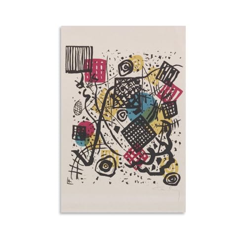 Kandinsky Kleine Welten V toile déco pour habiller un mur vide avec élégance