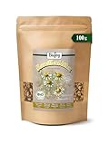 Biojoy Infusión de flores de manzanilla BIO (100 g), enteras y secas, naturales (Matricaria chamomilla L.)