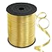 TONIFUL 500 Yards Curling Ribbon-Balloon Ribbon-Balloon String for Art&Craft Decor,Gift Wrapping,Ribbons and Bows for Graduation Christmas New Year Birthday Gifts Supplies (Gold)