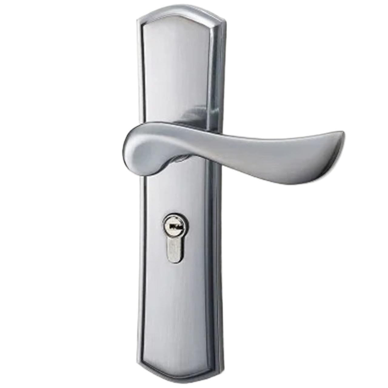 Serrure à mortaise en acier inoxydable pour porte intérieure à double entrée