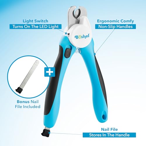 Boshel Led Dog Nail Trimmers, Large Dog Nail Clippers With Light & Safety Guard thumb #7