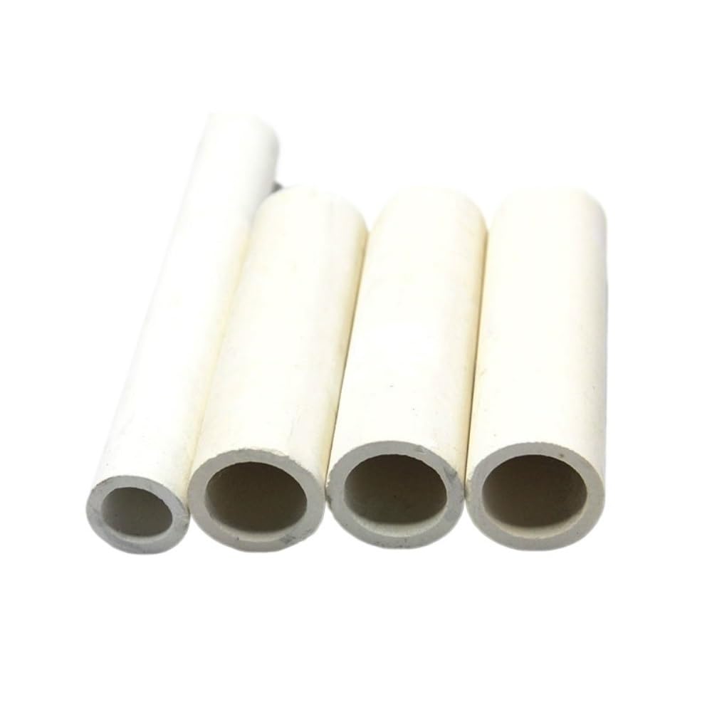 2 tubos cerámicos de 220/400/300 mm de longitud, de alta resistencia y alto contenido de alúmina, for combustión de alúmina.(400MM*45MM*35MM)