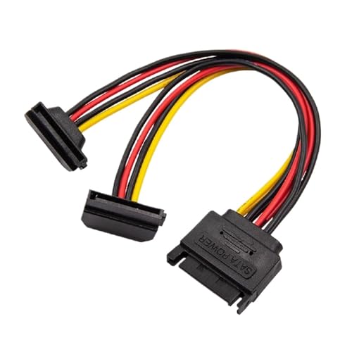 Cable adaptador Y SATA 15 pines 15 cm miniatura 2