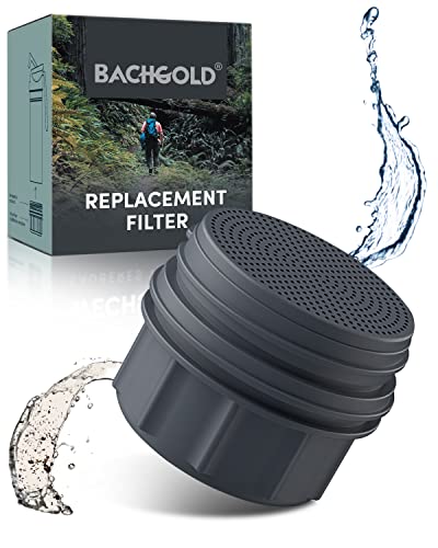 Bachgold Camping Water Replacement Filter 650 ml - Portable Water Filter Hiking & Backpacking - Water Purification Bottle Clean Water in Seconds for Outdoor & Survival Adventures Bachgold Camping Water Replacement Filter 650 ml - Portable Water Filter Hiking & Backpacking - Water Purification Bottle Clean Water in Seconds for Outdoor & Survival Adventures