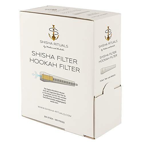 250 Shisha Filter | Shisha-Mundstück mit integriertem Filter aus Balsa-Holz, filtert Teer und Nikotin, natürliches… – Bild 5