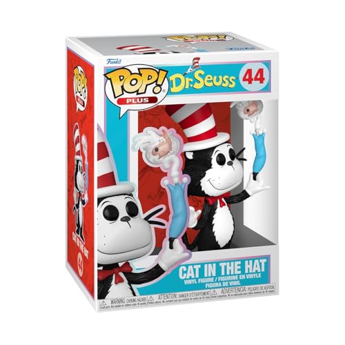 Funko Pop! Plus: Dr. Seuss - Cat in The Hat - Figura in Vinile da Collezione - Idea Regalo - Merchandising Ufficiale - Giocattoli per Bambini e Adulti - Ad Icons Fans - Figura per i Collezionisti
