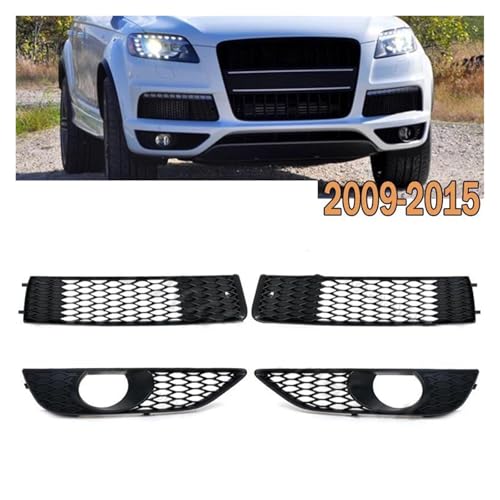 Cubierta luz antiniebla y parrilla parachoques para modelos Q7 4L de 2009 a 2015 2