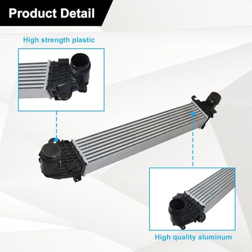 SecosAutoparts Aluminum 1.5L Engine Intercooler Turbo Cooler, Fit for Chevrolet Equinox 2018-2022, Fit for GMC Terrain 2018-2022, Replace# GM3012116 84454110 - Image 3