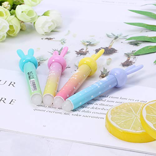 Autone Borracha de coelho Kawaii para caneta apagável, material escolar fofo, presente de papelaria
