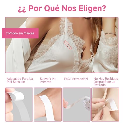 La mejor comparación de Cinta adhesiva para lencería para Mujer al mejor precio. 12 Imagen adicional