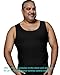 Henicepte Men Gynecomastia Compression Shirt, Body Shaper Slimming Tank Top, Tummy Control Undershirt for Mens Shapewear