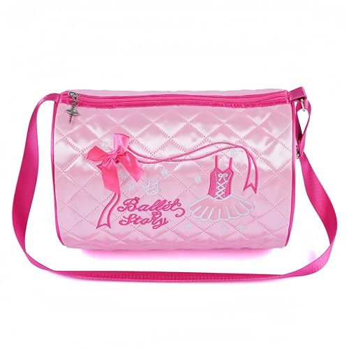 Munyee Hua Kawaii Ballet Dance Bag Lightweight Large CapacityTote for Girl TeensToddler Kids Dancing Dress Adjustable Ballerina Duffle Bucket Bag Practical Dancing Class Recital Backpack Sports Duffel2