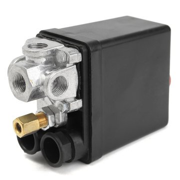 Atoz prime 4 Port Air Compressor Pressure Switch With Unloader Control ...