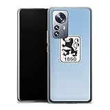 DeinDesign Silikon Hülle kompatibel mit Xiaomi 12 Pro 5G Case transparent Handyhülle TSV 1860 München Offizielles Lizenzprodukt Wappen